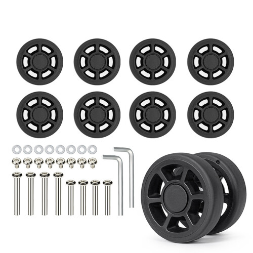 8PCS Quiet Luggage Replacement Wheels High Strength-66model