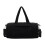 Multipurpose Workout Bag Corduroy Fabric Oversized Gym-Black 1