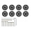 8PCS Quiet Luggage Replacement Wheels High Strength-61model 1