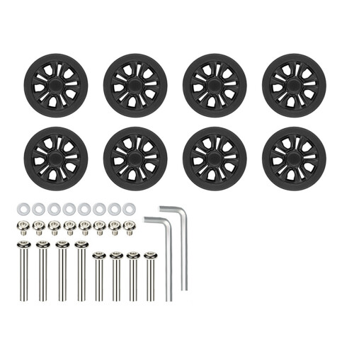8PCS Quiet Luggage Replacement Wheels High Strength-61model