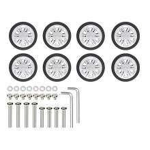 8PCS Quiet Rolling Suitcase Replacement Wheels-49model