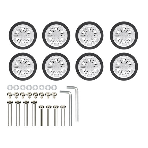8PCS Quiet Rolling Suitcase Replacement Wheels-49model