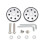 2PCS Multi Compatibility Luggage Rollers Practical-13model 1