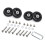 4Pieces Practical Plastic Suitcase Wheels Quick-17model 1