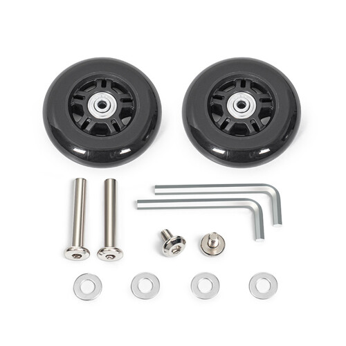 2PCS Plastic Luggage Replacement Casters Noise Reducing-41model