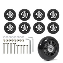 8PCS Practical Quiet Replacement Wheels For Luggage-39model