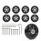 8PCS Practical Quiet Replacement Wheels For Luggage-39model 1