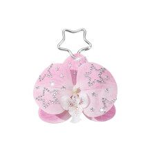 Flowers Bag Charm,Cute Keychain Charm for-pink star keychain