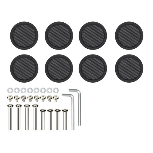 8pcs Shockproof Suitcase Rollers Easy Installation-50model