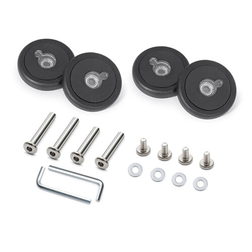 4PCs Practical Luggage Wheels Replacement Universal Fit-62model