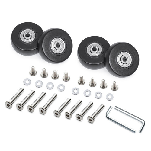 4PCS Quiet 360 Spin Luggage Wheels Practical Plastic-2model