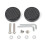 2PCS Plastic Suitcase Replacement Rollers Quiet Wheels-50model 1