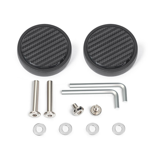2PCS Plastic Suitcase Replacement Rollers Quiet Wheels-50model