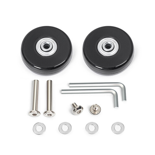 2PCS Plastic Luggage Replacement Casters Noise Reducing-42model