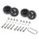 4 Pieces Universal Fit Luggage Wheels Practical Plastic-33model 1