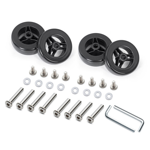 4 Pieces Universal Fit Luggage Wheels Practical Plastic-33model