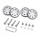 4PCS Plastic Luggage Replacement Wheels 360 Degree-13model 1