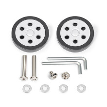 2PCS Practical Luggage Wheels Universal Fit Plastic-48model