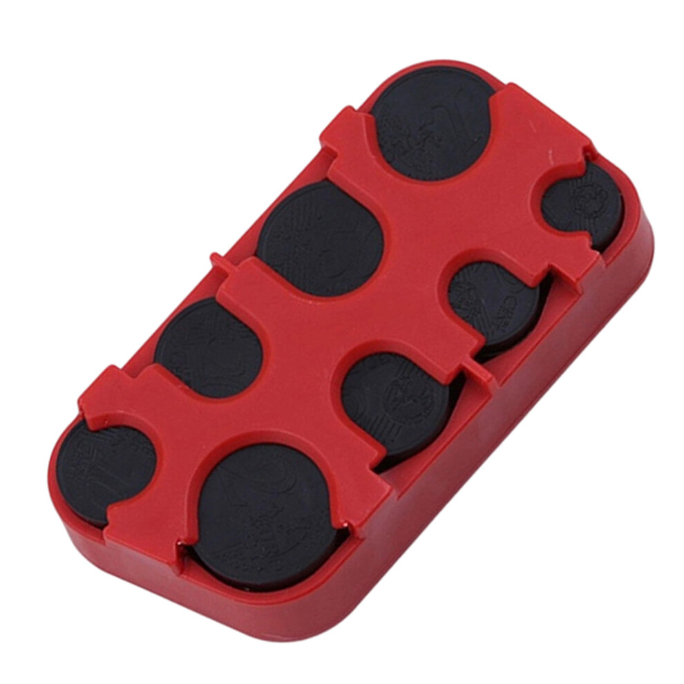 Large Capacity Coin Holder For Car Change Holder Organizer- Red 7754000354986