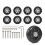 8PCS Quiet Rolling Suitcase Replacement Wheels-22model 1