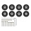 8PCS Multipurpose Travel Wheel Set Quiet Rotation-41model 1