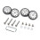 4PCS Quiet Rolling Practical Plastic Luggage-46model 1