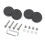 4PCs Practical Luggage Wheels Replacement Universal Fit-50model 1