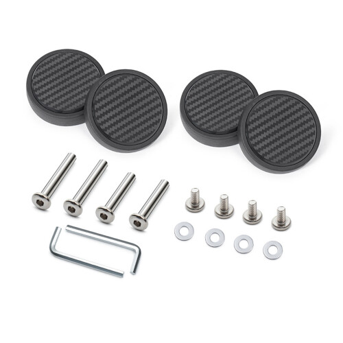 4PCs Practical Luggage Wheels Replacement Universal Fit-50model