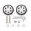 2PCS Quiet Rolling Suitcase Replacement Wheels Easy-71 black 5
