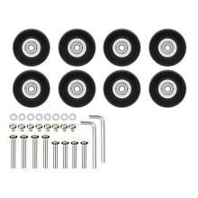 8PCS Luggage Wheels High Strength Plastic Quiet Travel-34model