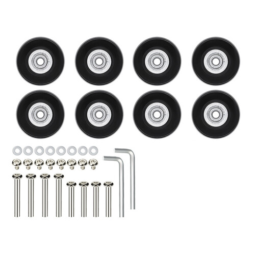 8PCS Luggage Wheels High Strength Plastic Quiet Travel-34model