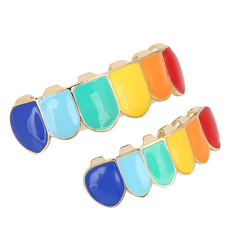 Multi-Color Gold Teeth Bling Accessory for Halloween & Hip Hop Parties