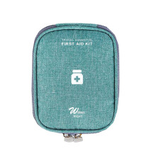 Empty First Aid Bag Travel Medical Supplies Cosmetic Organizer Medicine Bag Convenient Safety Kit for Outdoor Hiking-B07, green, Medium