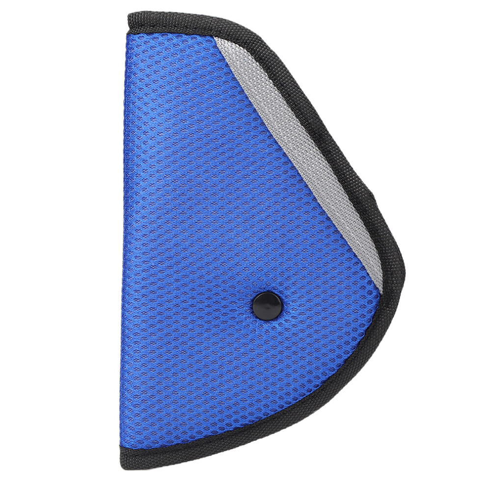 3-Pack Comfortable Triangular Car Safety Belt Pads For Children Blue 7621362022269