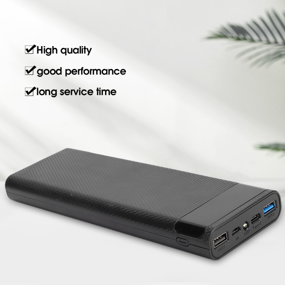 10x18650 Battery Power Bank Shell DIY Portable Power Source No Welding Black-image-OPC-PMZR7JH-NEW