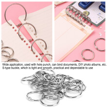 SQ-25 Tinplate Loos Leaf Binder Circles for Scrapbook and Stationery Supplies