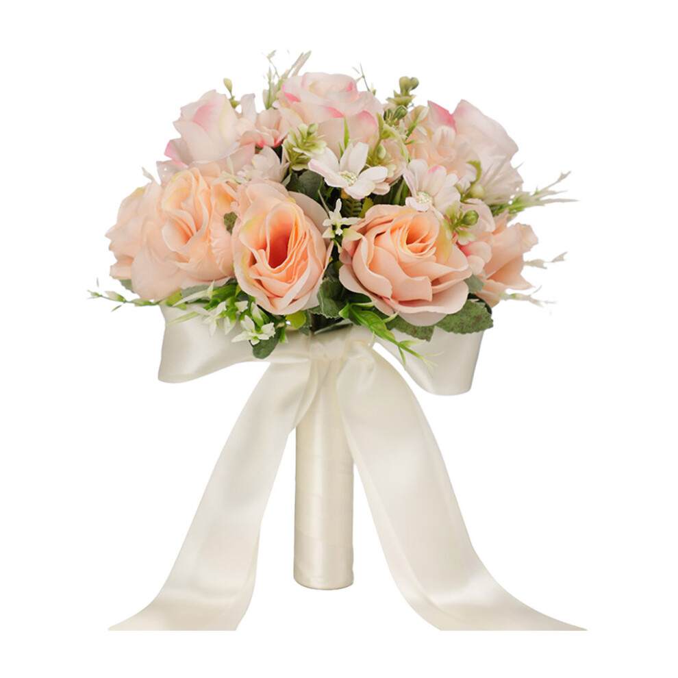 (orange pink) Graceful Bridal Bouquets For Romantic Wedding Setting Colorful-image-OPC-PMZR8R5-NEW