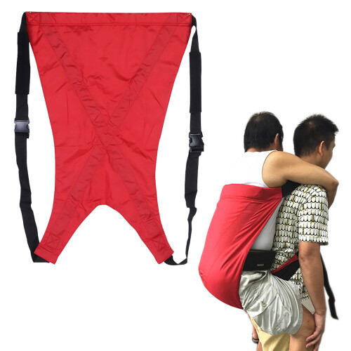 Waterproof Double Layer Transfer Strap for Elderly | 95x62cm, Red 2
