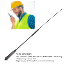 Langlehafte Aluminiumlegierung SMA F Antenne RH901S 144/430 MHz Flexible Dualband