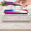 3-in-1 Digital Bedside Clock Thermometer Wireless Charger, Silver 10
