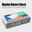 3-in-1 Digital Bedside Clock Thermometer Wireless Charger, Silver 12
