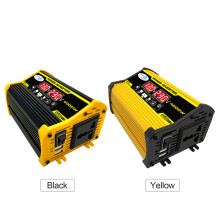 Car Power Inverter 4000W Peak 12V DC to 110V AC with Dual USB Display Clips