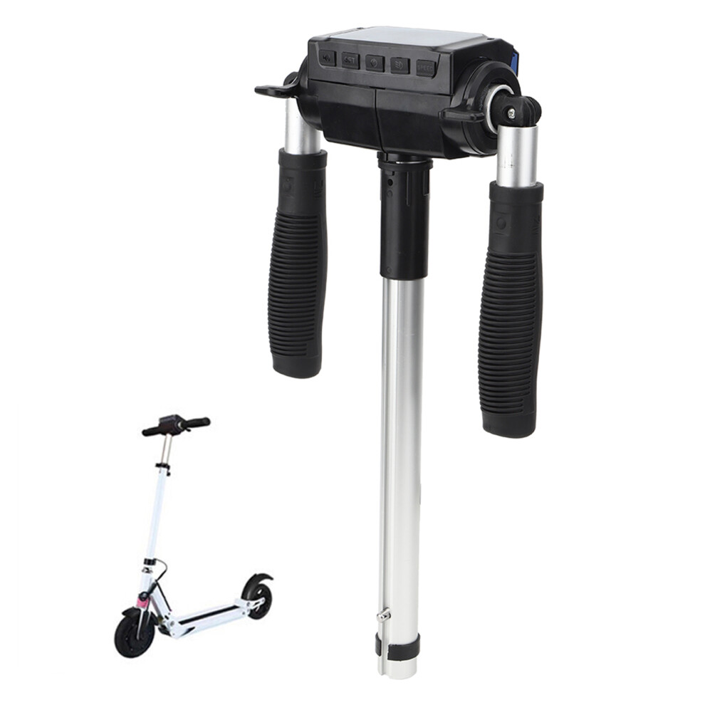 Aluminium Alloy Handlebar For 8In Electric Scooter, Black/Silver 5031362032878