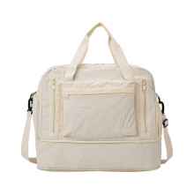 Sac de voyage pratique Oxford, compartiment intérieur-Beige