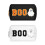 Halloween Makeup Bag Large Capacity Storage Bag Toiletry-White 2