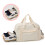 Sac de voyage pratique Oxford, compartiment intérieur-Beige 5