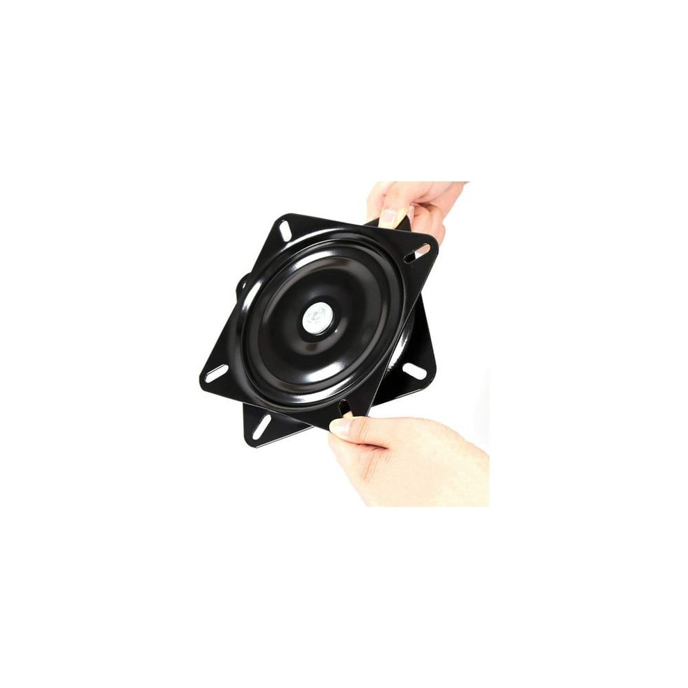 Square Swivel Mechanism For Heavy Duty Bar Stool Replacement, Sturdy Steel Ball Bearing Swivel Plate With Smooth 360 Rotation For Furniture, Chairs, 9363190656855