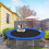 Εξωτερικό κάλυμμα ελατηρίου τραμπολίνο, χωρίς σχεδιασμό κενού με εύκολη 2
