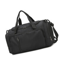 Multi Use Oxford Fabric Backpack With Dedicated Wet Gear-Black