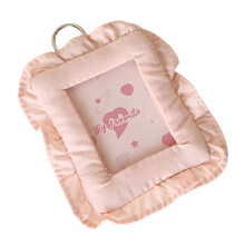 Creative Cloth Photo Holder Compact Hanging Ornament For-Pink